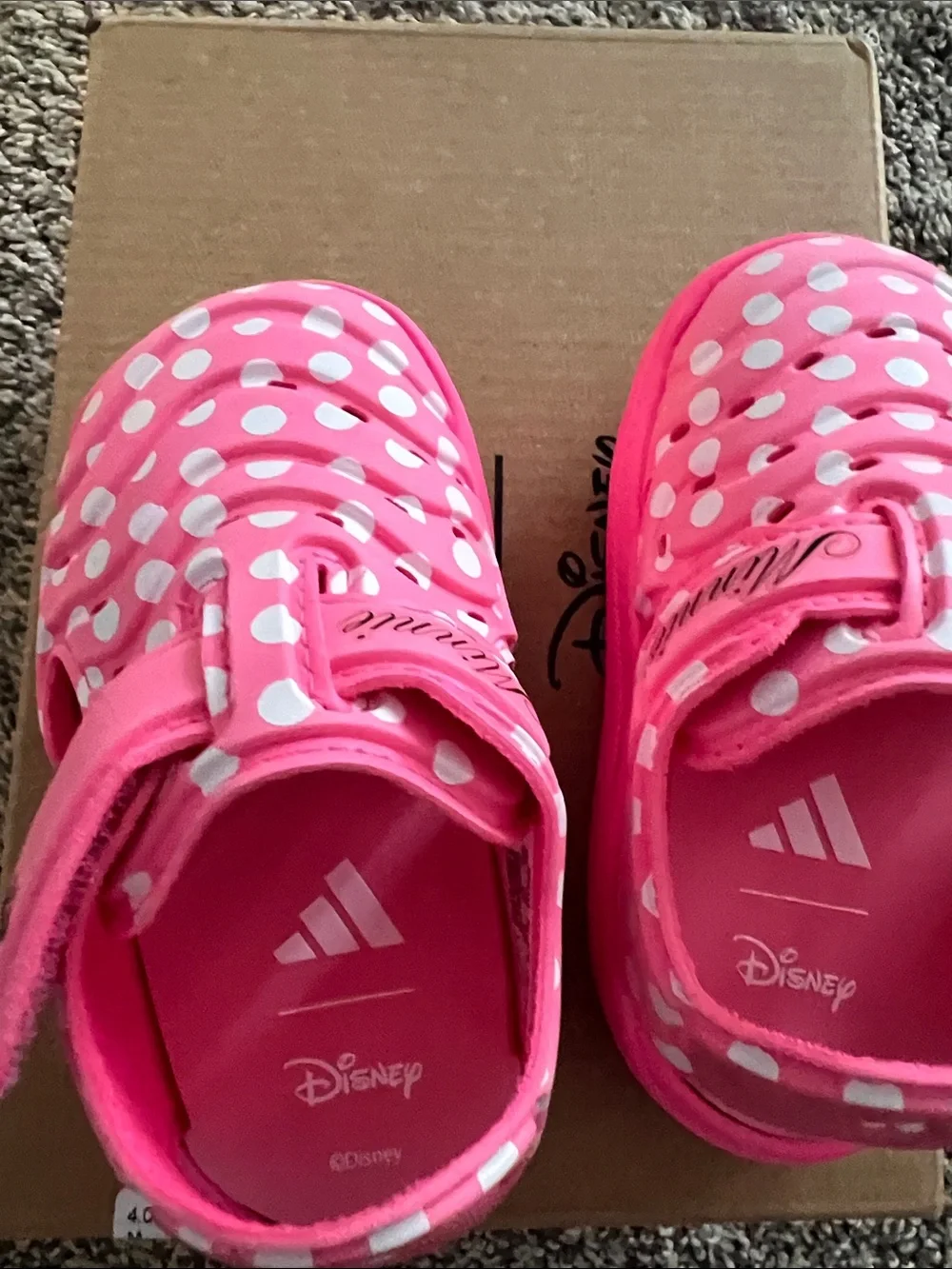Disney Pink Minnie Polka Dot Water Shoes
